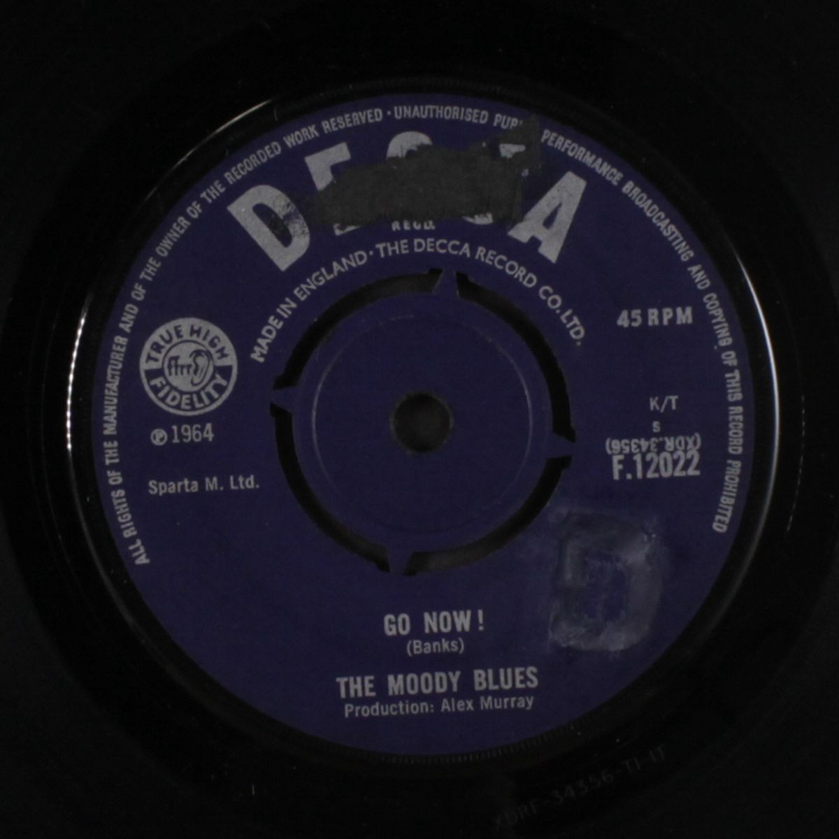 go now / it's easy child by MOODY BLUES