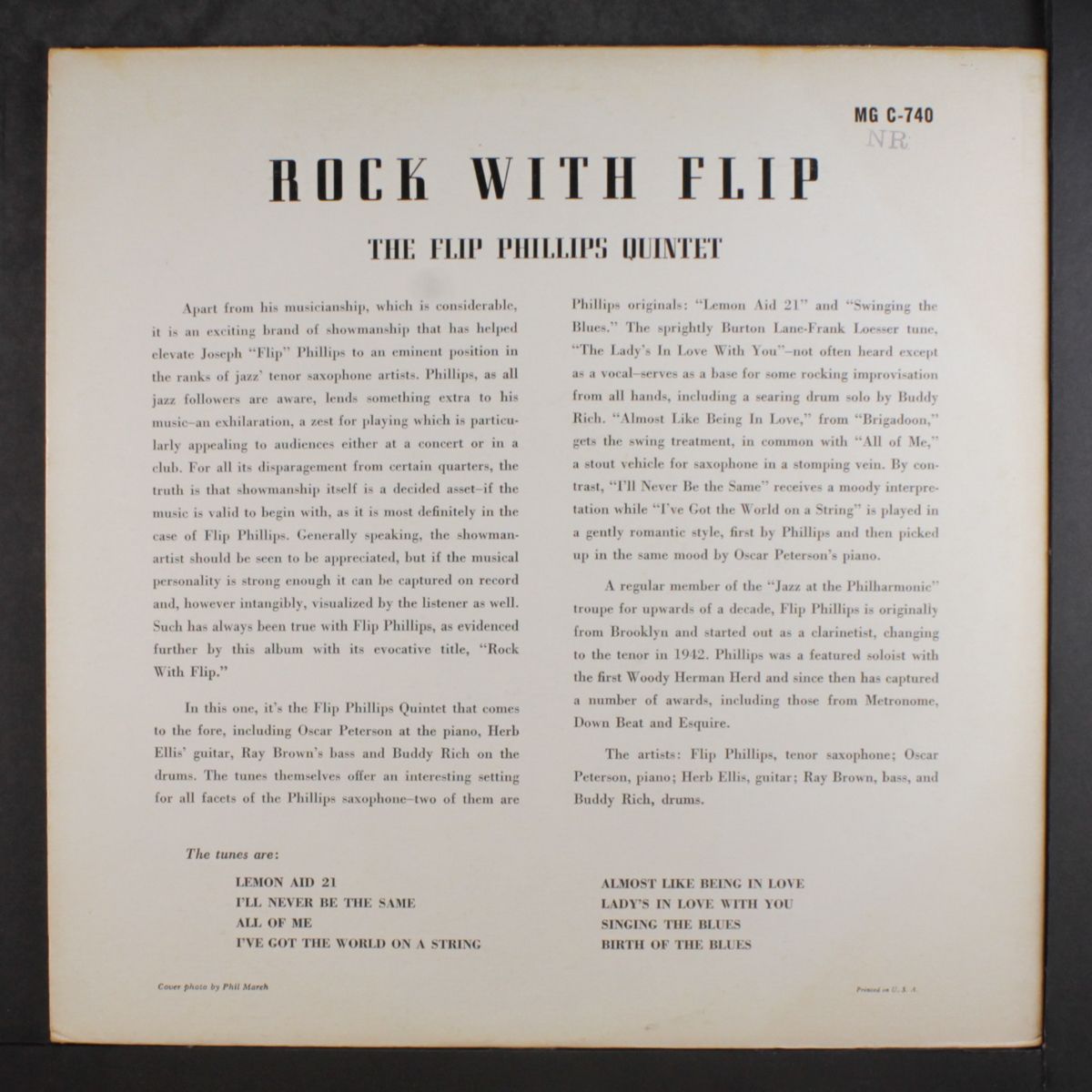 rock with flip by FLIP PHILLIPS