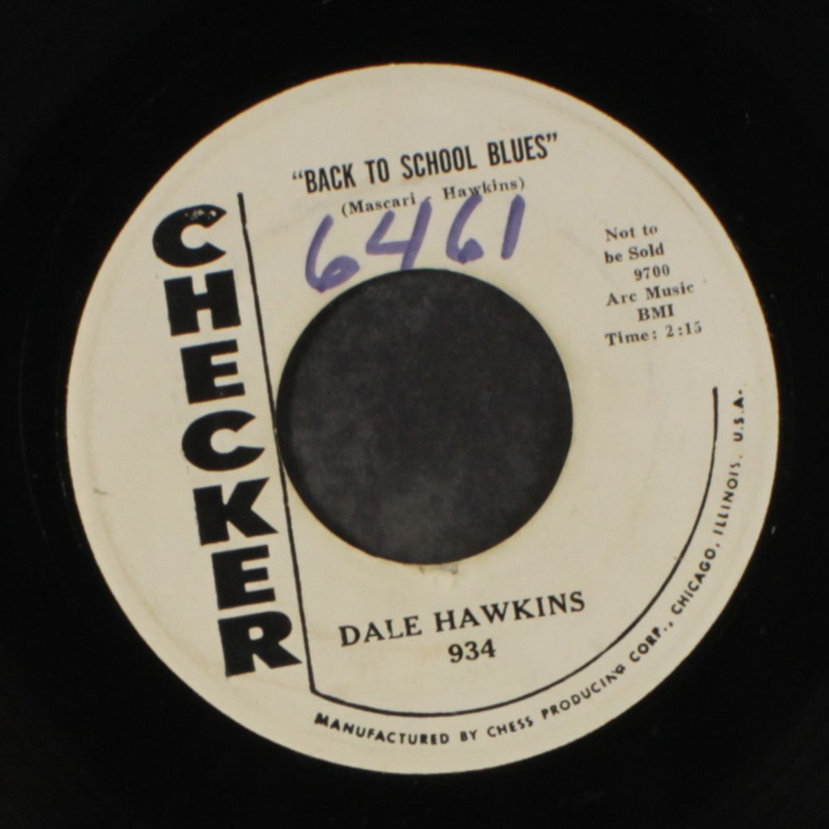 liza jane / back to school blues by DALE HAWKINS