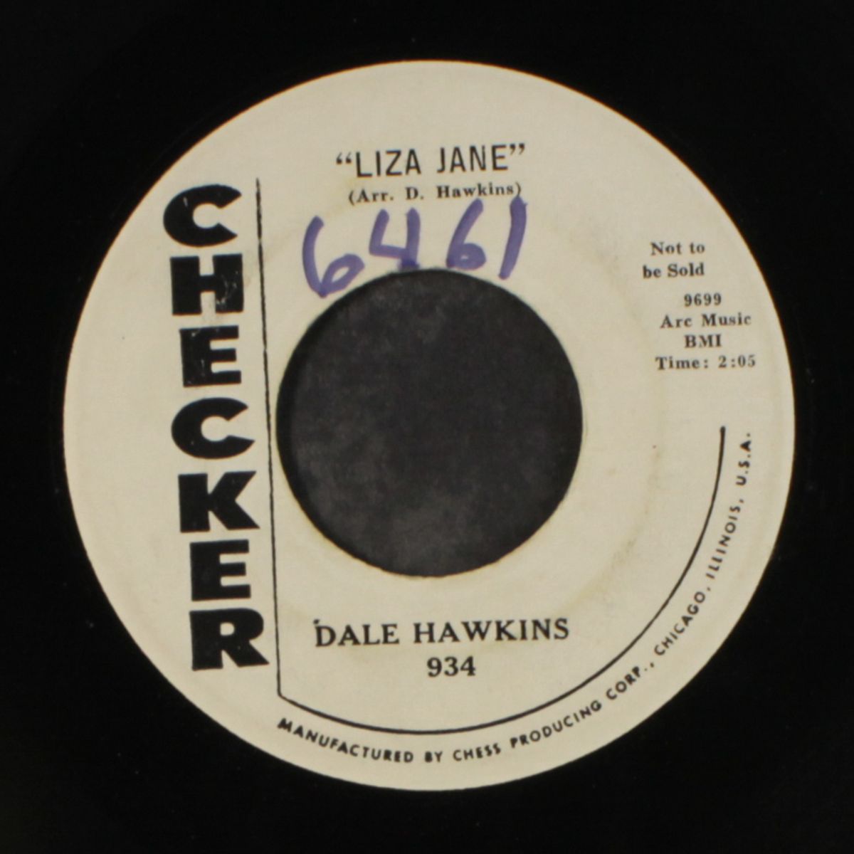 liza jane / back to school blues by DALE HAWKINS