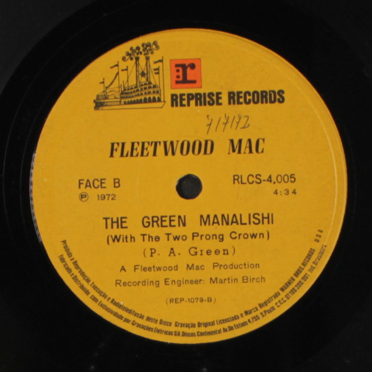 the green manalishi / oh well by FLEETWOOD MAC