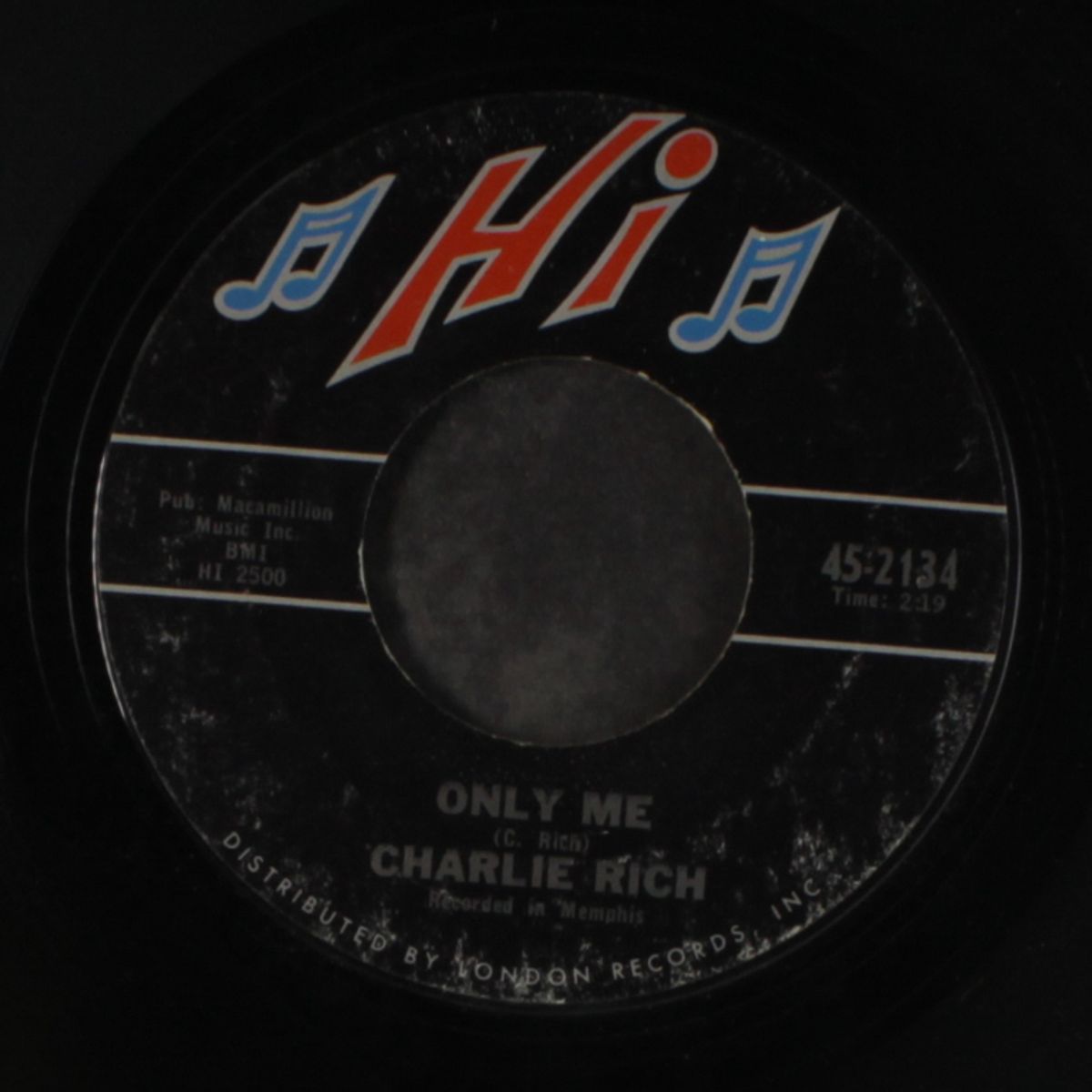 only me / hurry up freight train by CHARLIE RICH