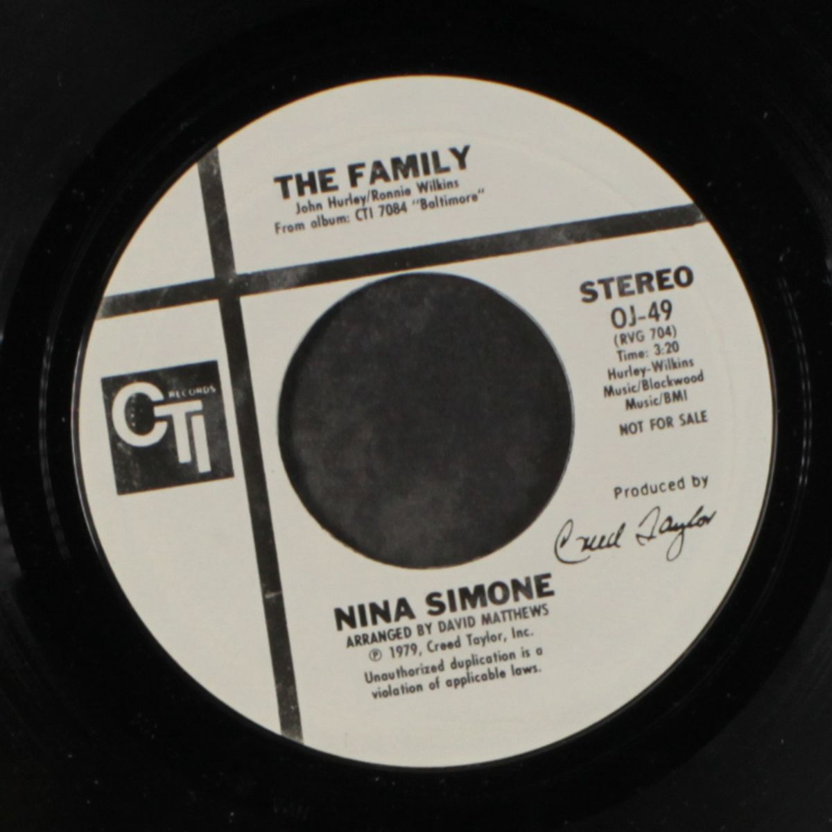 the family / that's all i want from you by NINA SIMONE