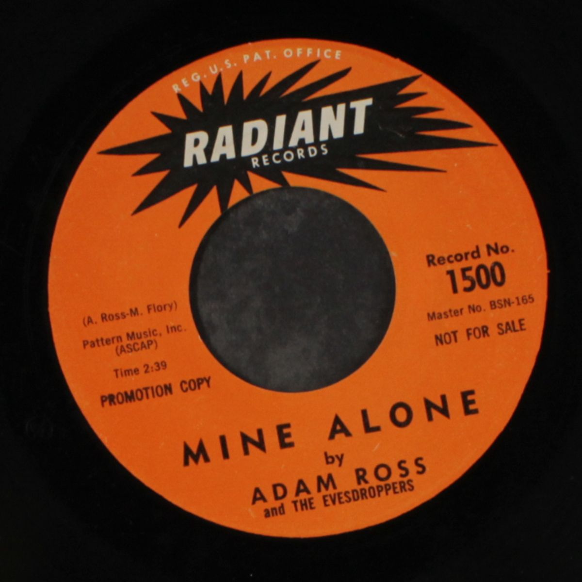 ma and pa changa / mine alone by ADAM ROSS & EAVESDROPPERS