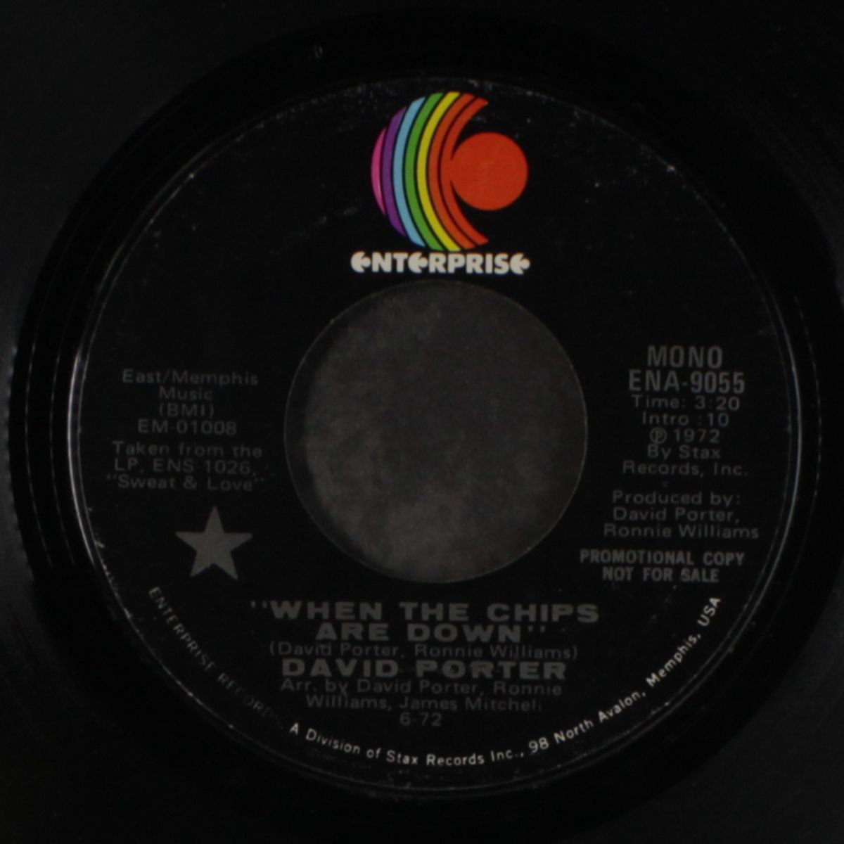 when the chips are down / same by DAVID PORTER