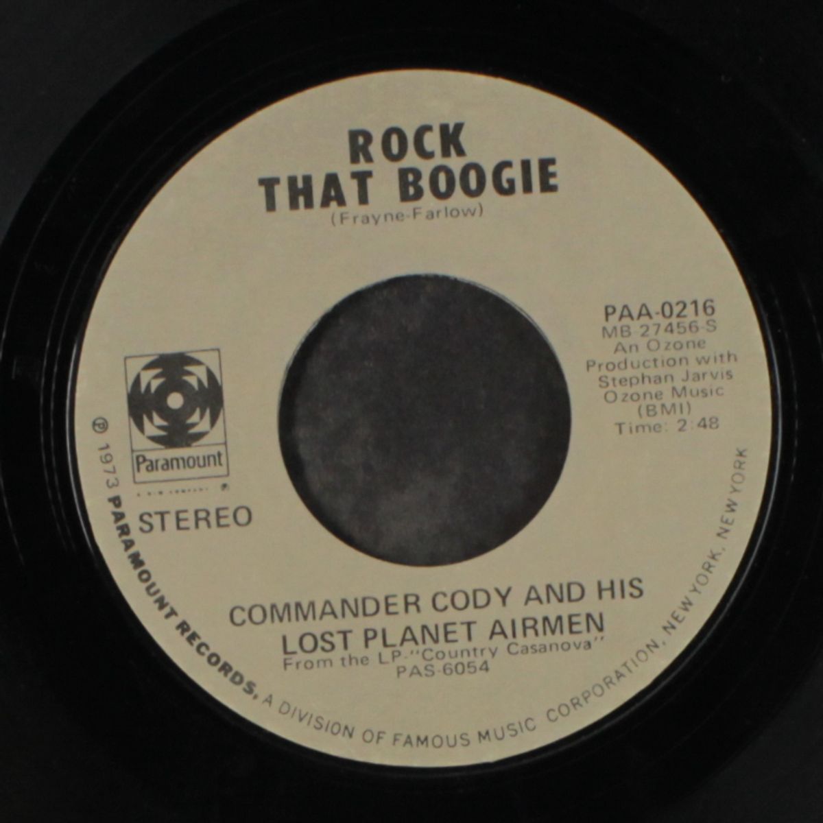 rock that boogie / smoke! smoke! smoke! by COMMANDER CODY & LOST PLANET AIRMEN