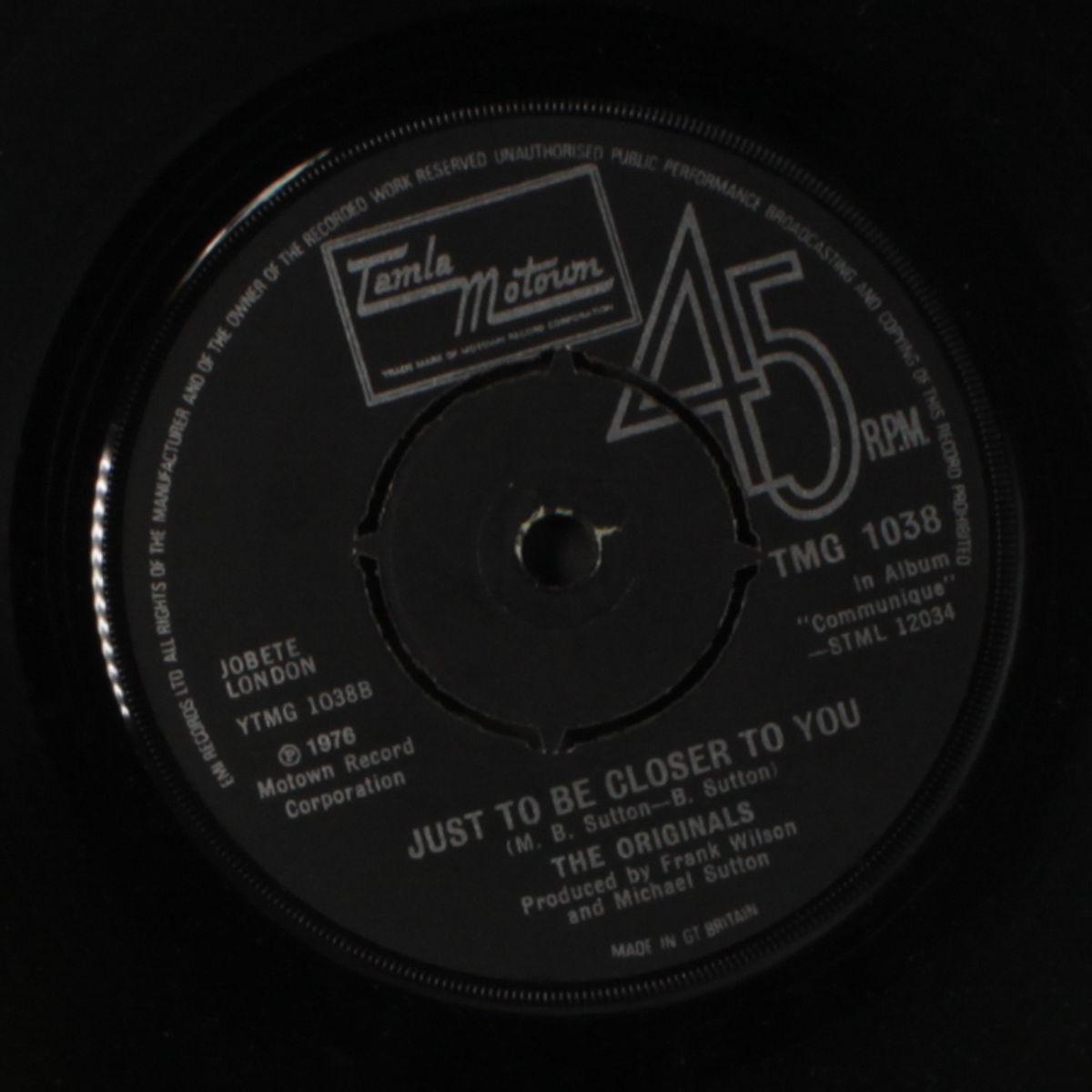 down to love town / just to be closer to you by ORIGINALS