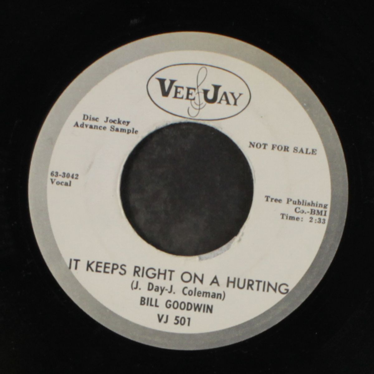 shoes of a fool / it keeps right on hurting by BILL GOODWIN