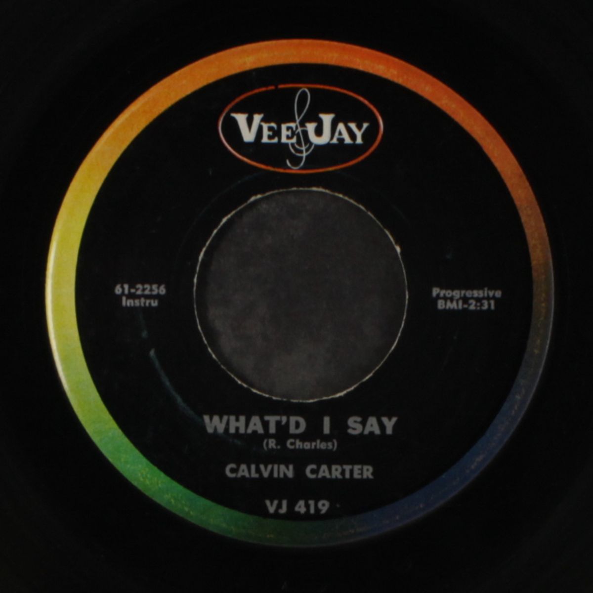 the roach / what'd i say by CALVIN CARTER