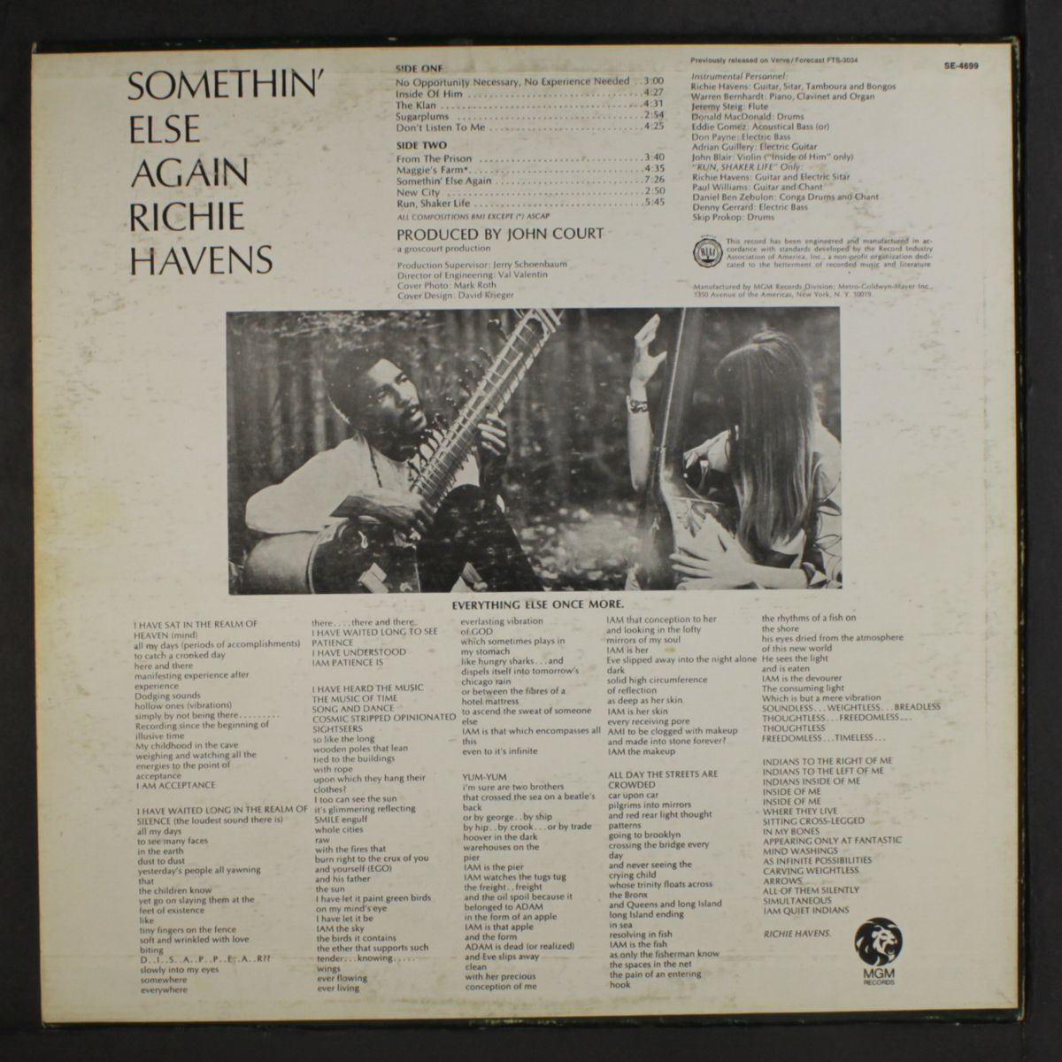 something else again by RICHIE HAVENS