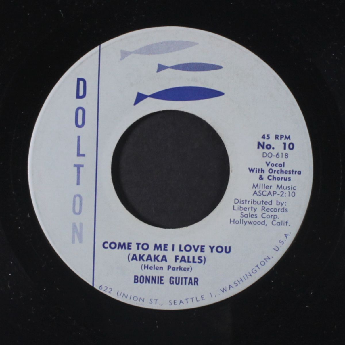 candy apple red / come to me i love you by BONNIE GUITAR