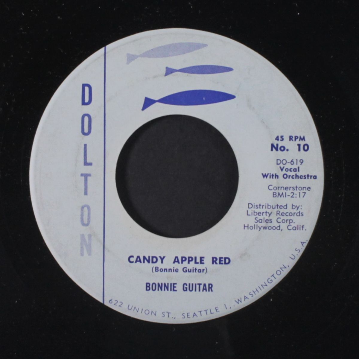 candy apple red / come to me i love you by BONNIE GUITAR