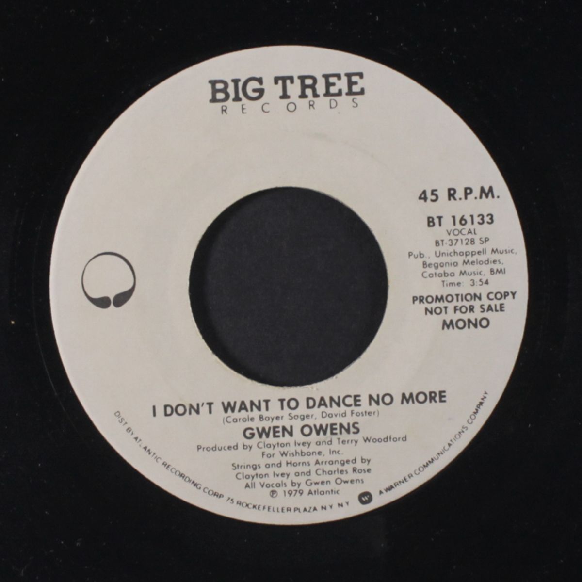 i don't want to dance no more / mono by GWEN OWENS