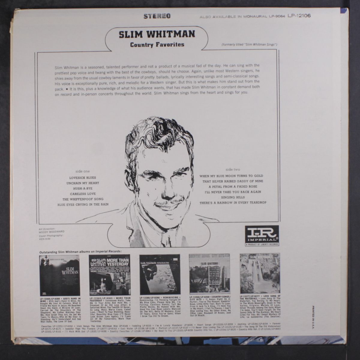 country favorites by SLIM WHITMAN