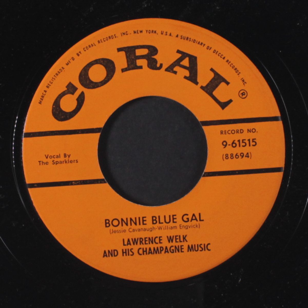 bonnie blue gal / sam, the old accordian man by LAWRENCE WELK