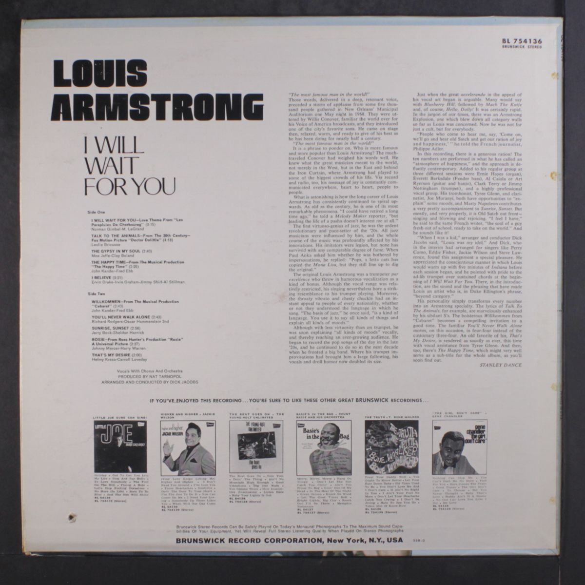 i will wait for you by LOUIS ARMSTRONG