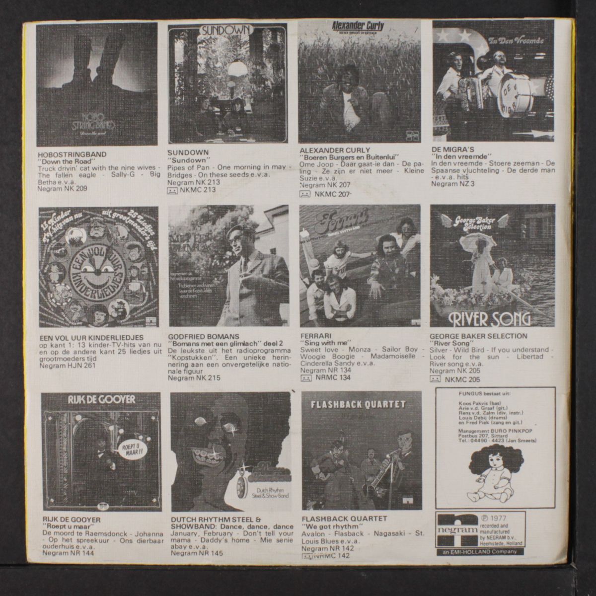 fiddler john / down where the drunkards roll by FUNGUS