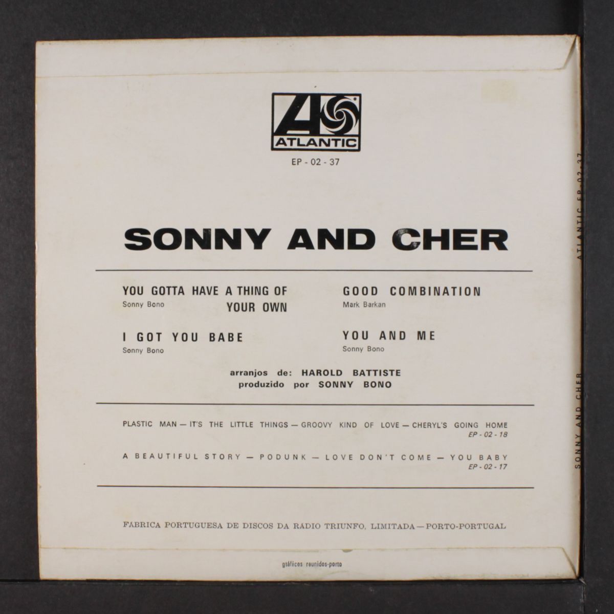 you gotta have a thing of your own + 3 by SONNY & CHER