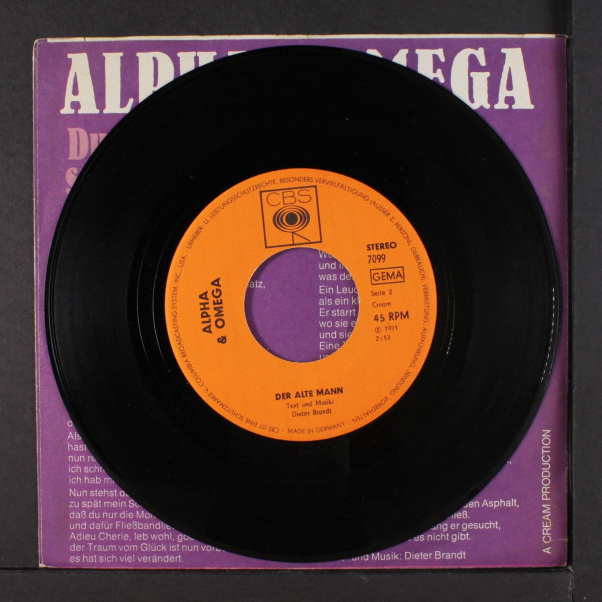du hast dich so verandert by ALPHA & OMEGA
