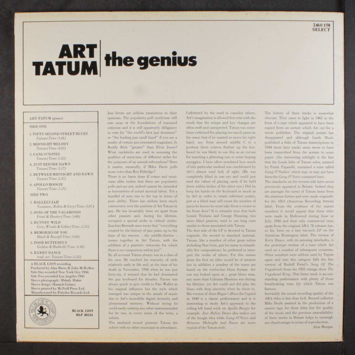 the genius by ART TATUM