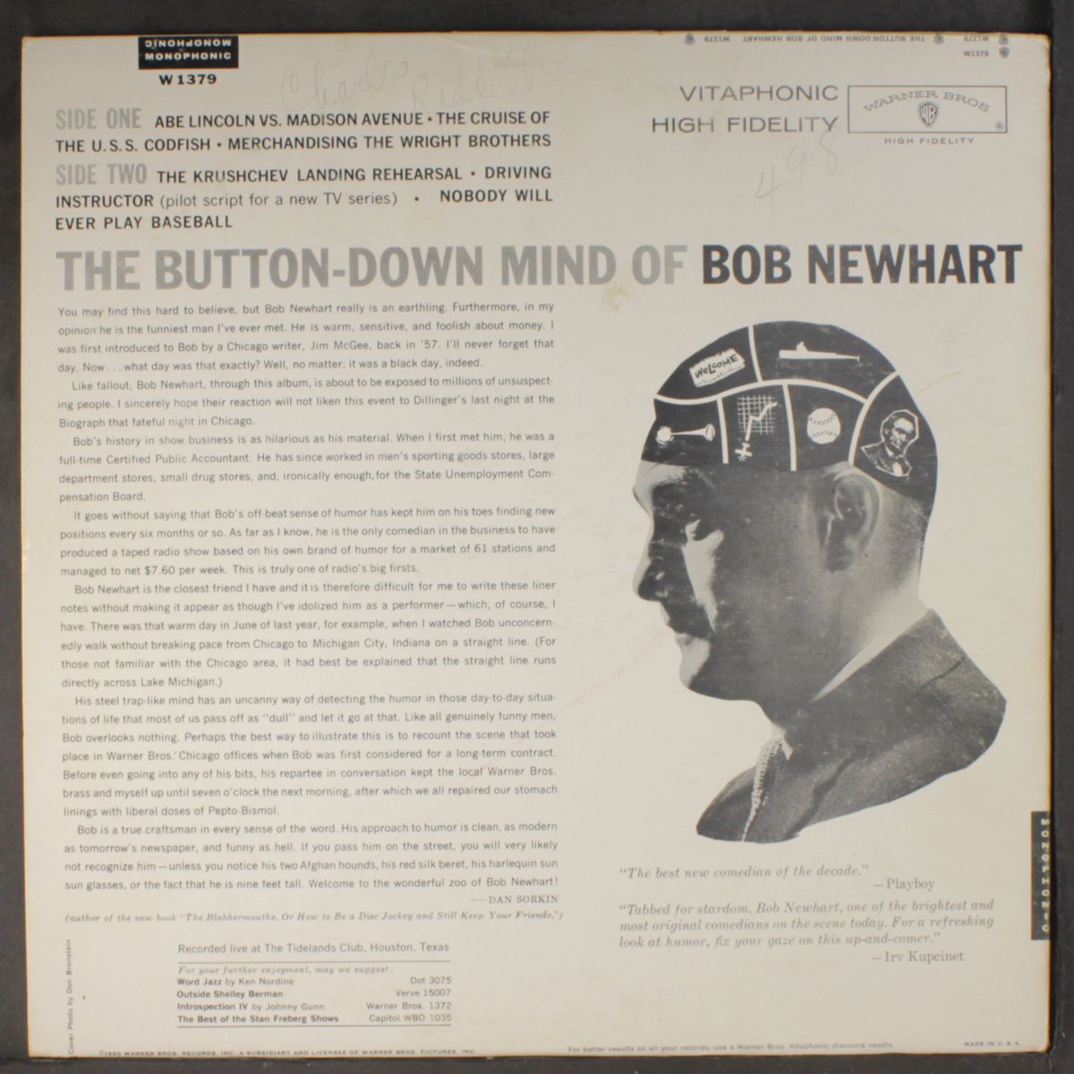 the button-down mind of by BOB NEWHART