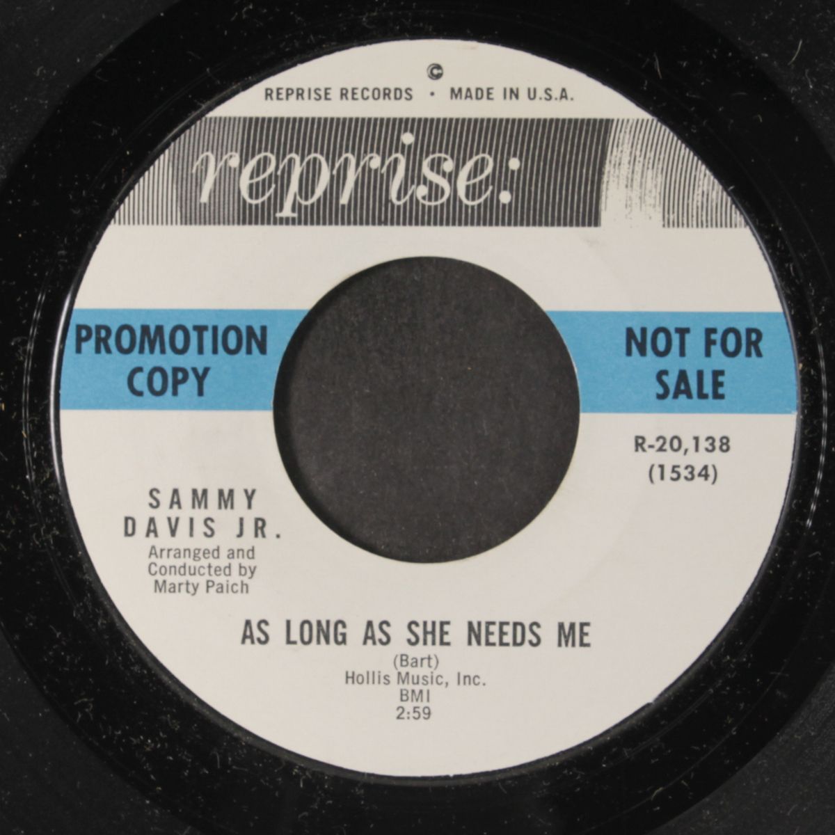 as long as she needs me by SAMMY DAVIS, JR.