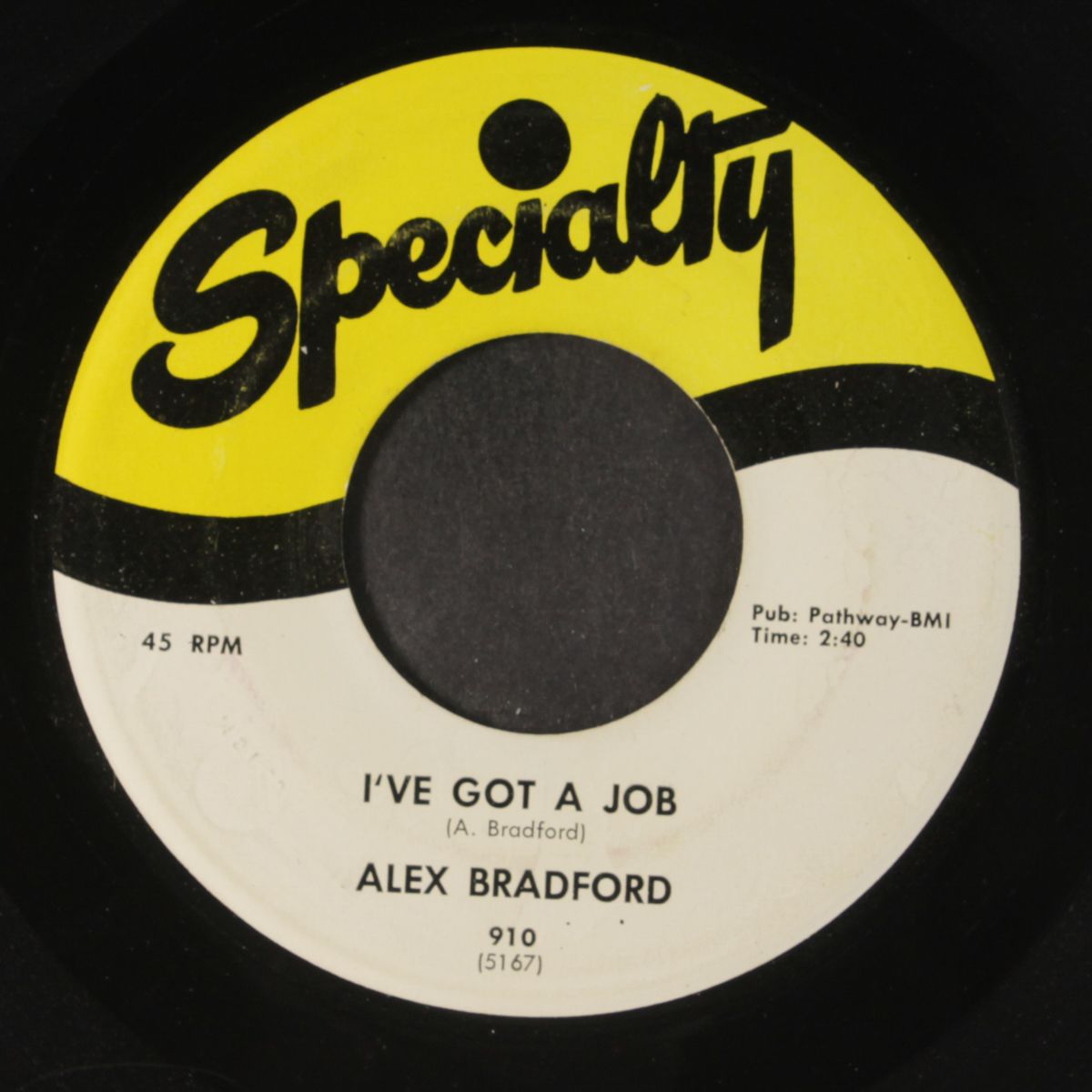 i've got a job by PROFESSOR ALEX BRADFORD
