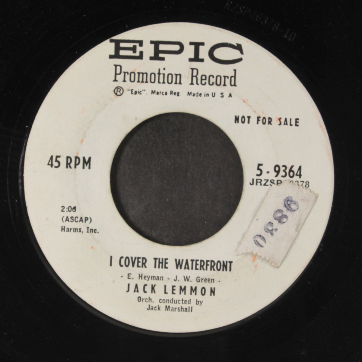 i cover the waterfront / i'm forever blowing bubbles by JACK LEMMON