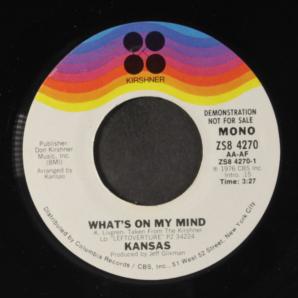 what's on my mind / mono by KANSAS