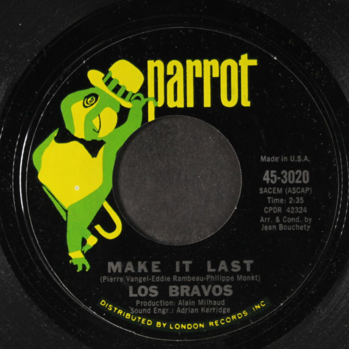 bring a little lovin' / make it last by LOS BRAVOS
