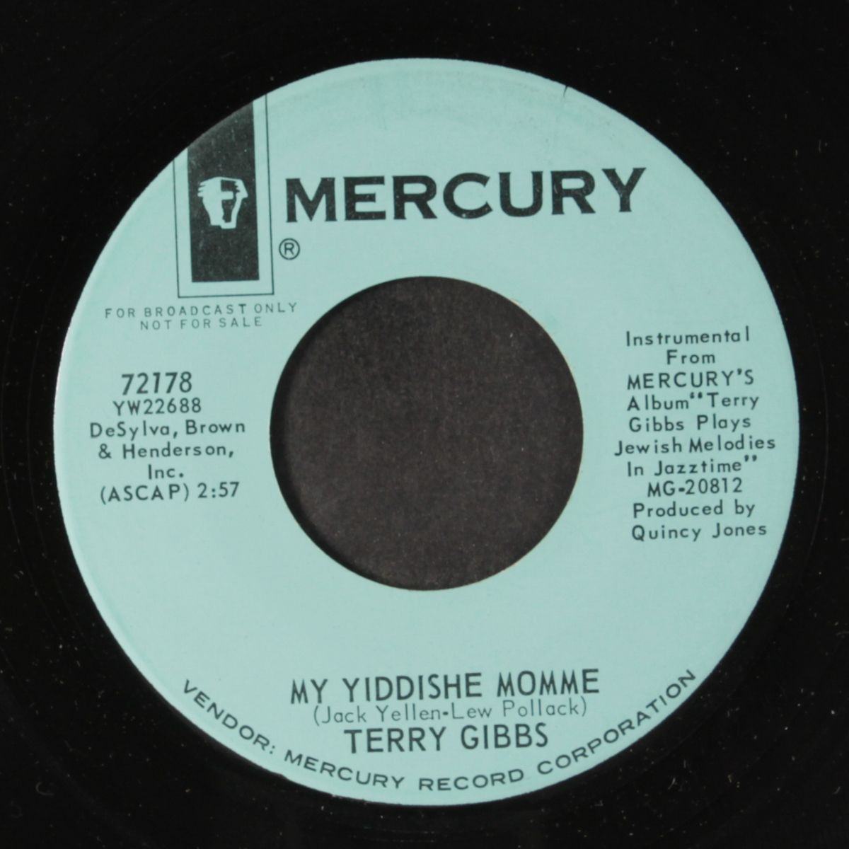 my yiddishe momme / and the angels sing by TERRY GIBBS