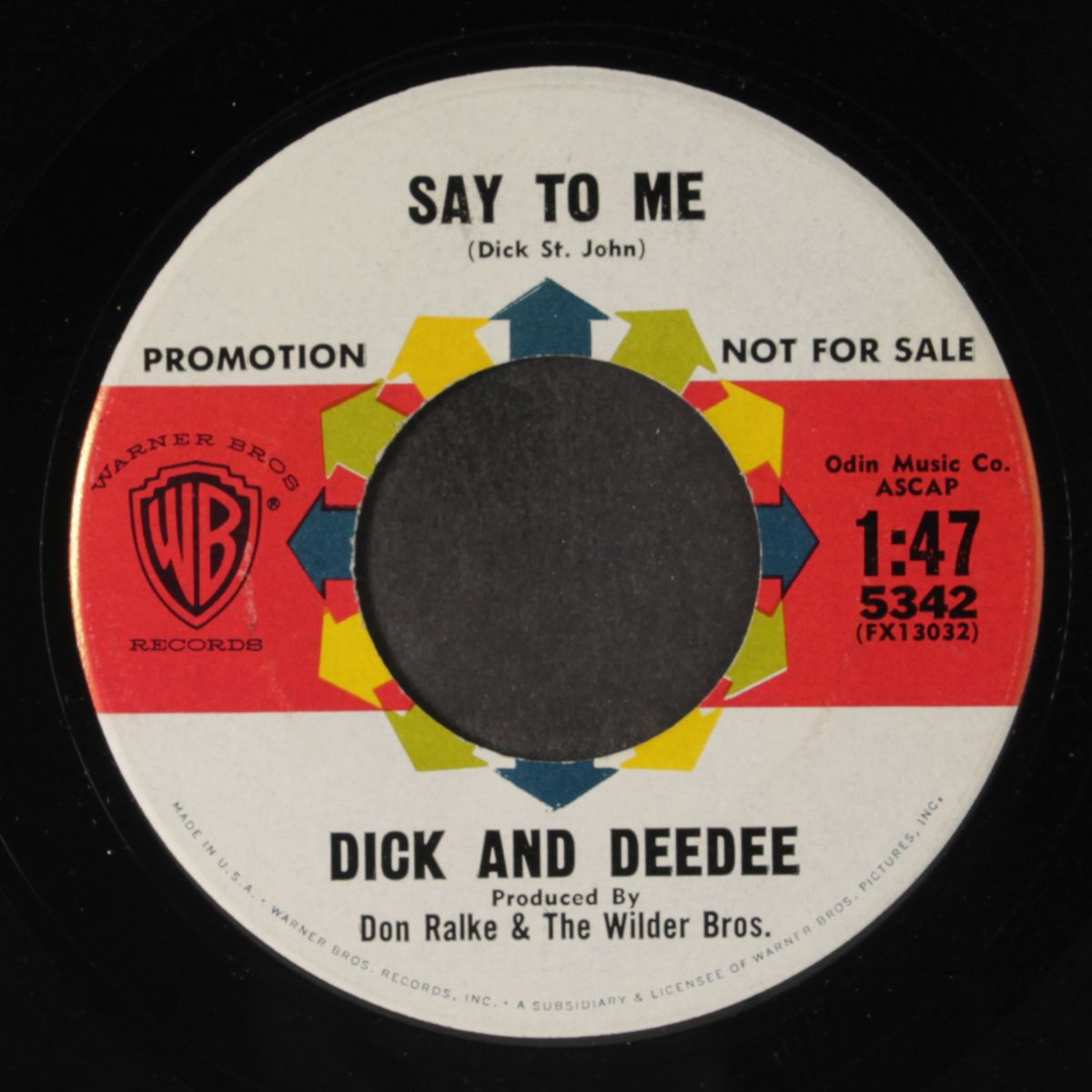 young and in love / say to me by DICK & DEEDEE