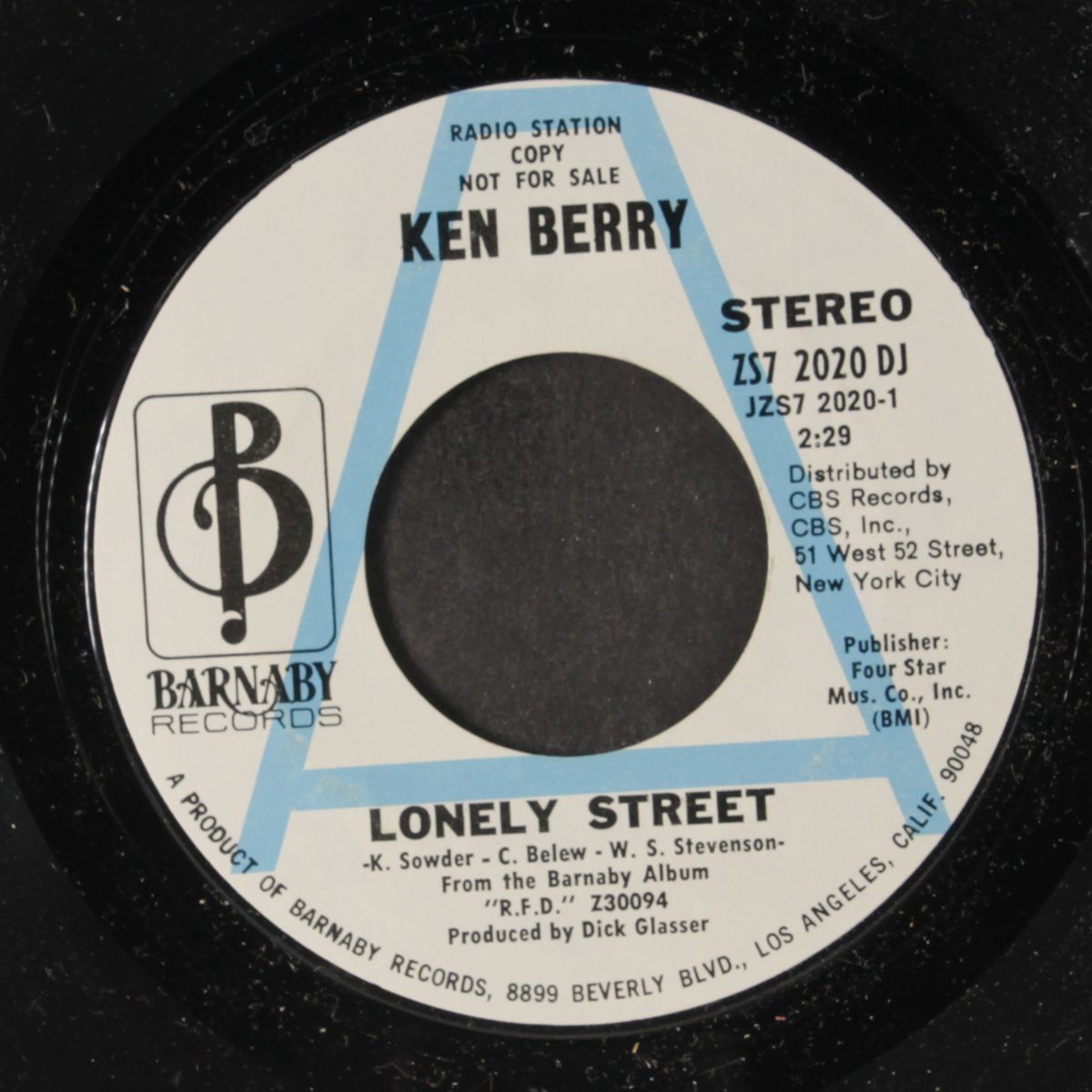 lonely street / ain't that a shame by KEN BERRY