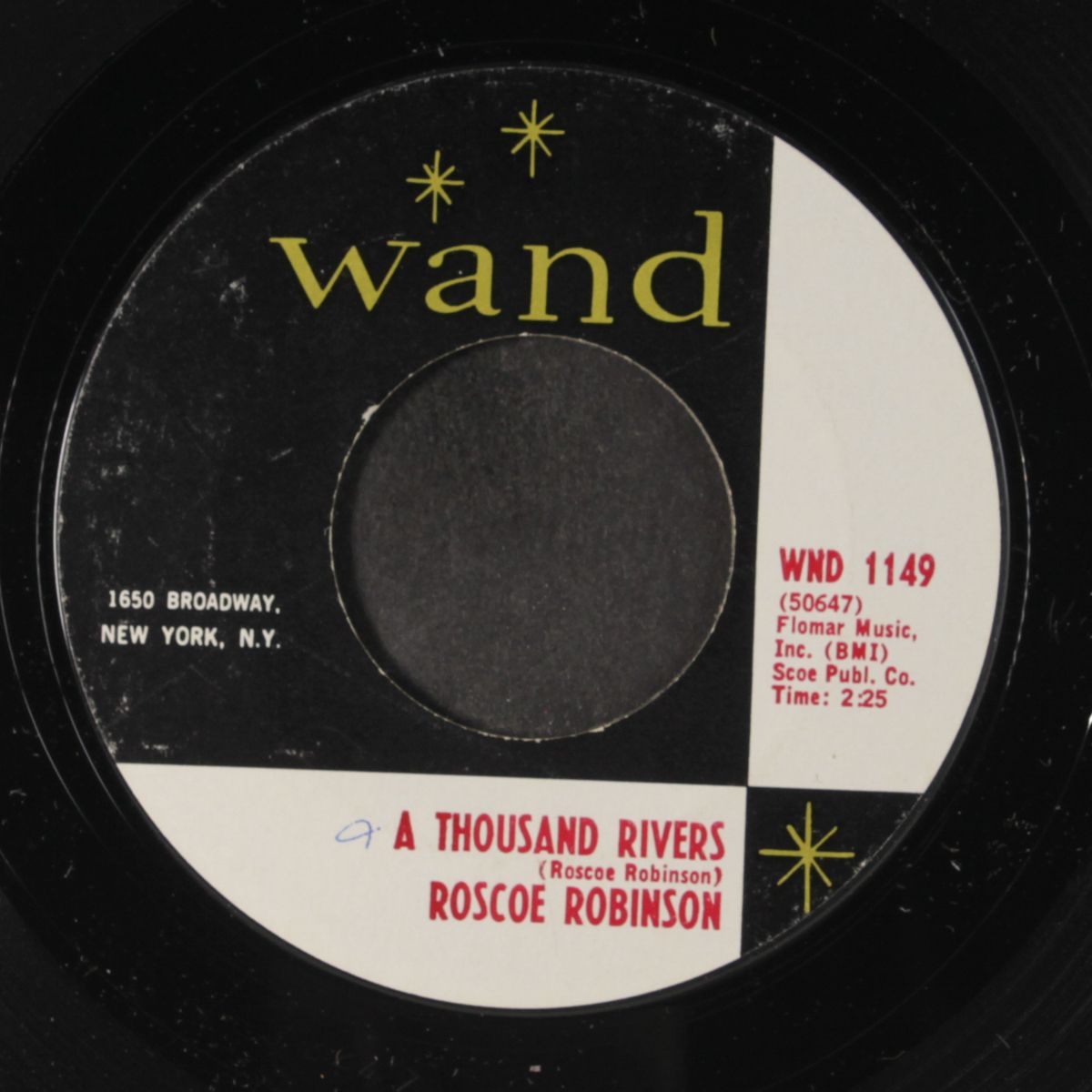 what you're doin' to me / a thousand rivers by ROSCOE ROBINSON