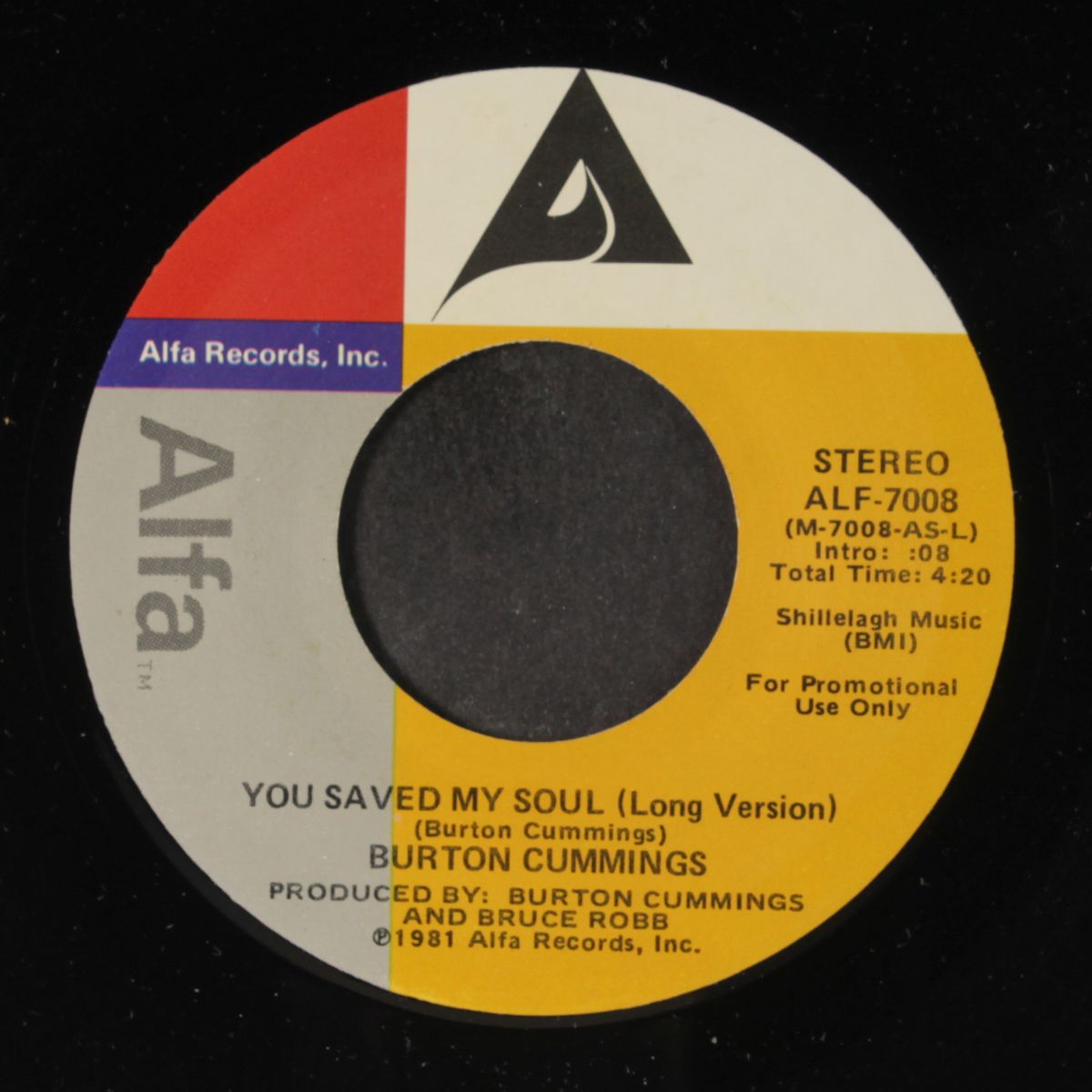 you saved my soul / long by BURTON CUMMINGS