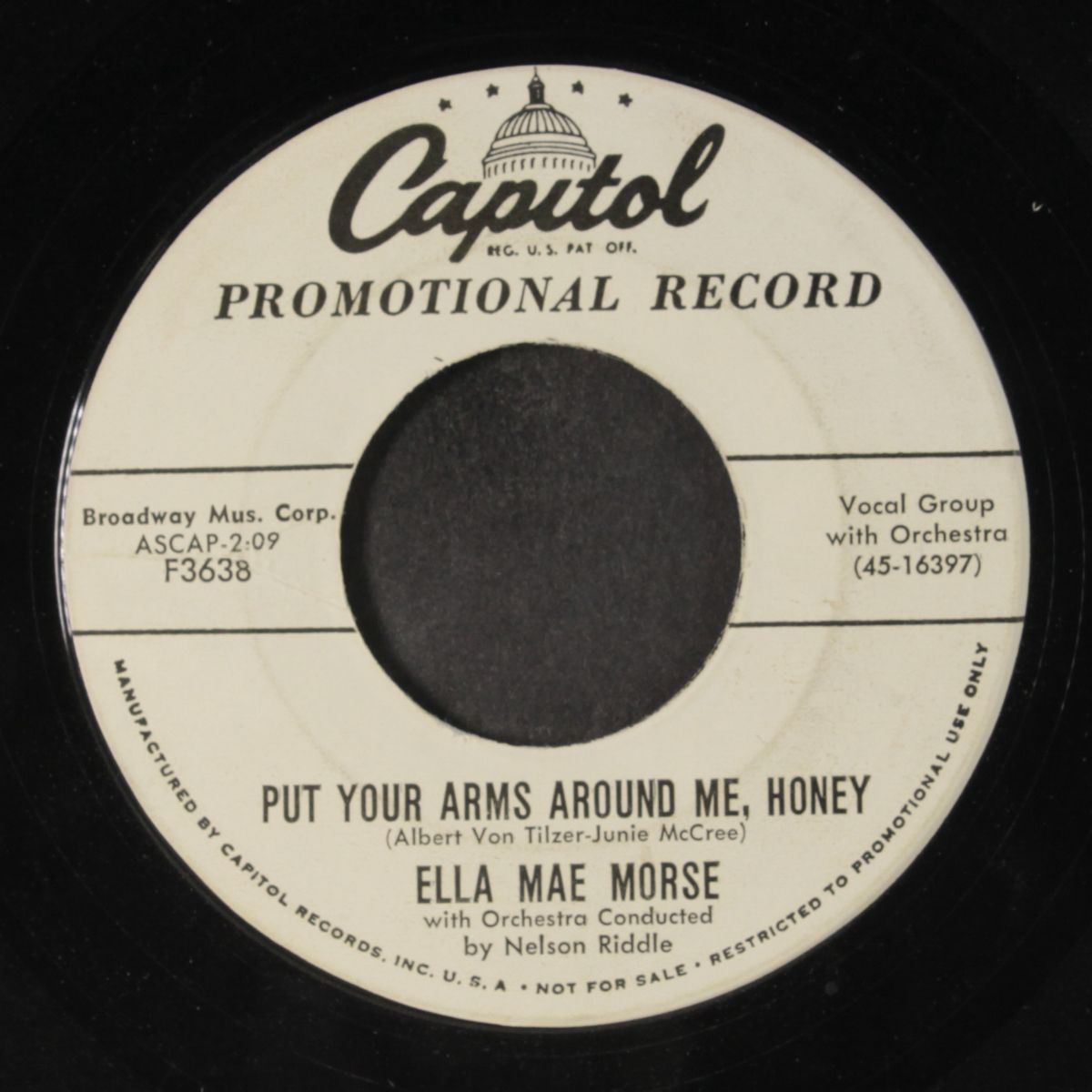 put your arms around me honey by ELLA MAE MORSE