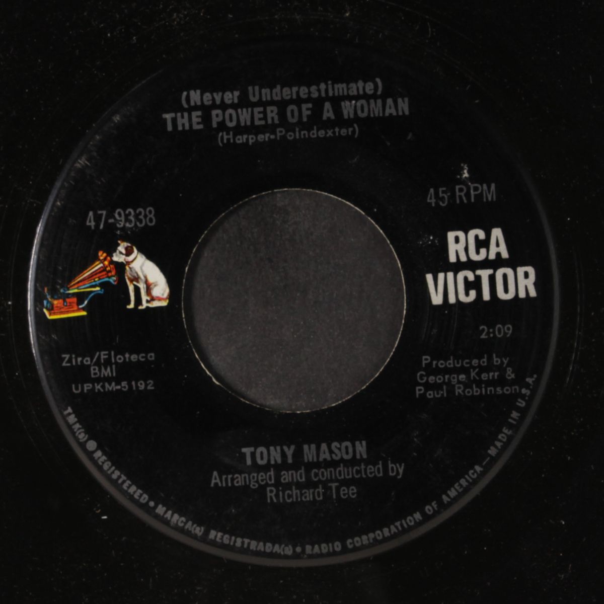 groove city / the power of a woman by TONY MASON