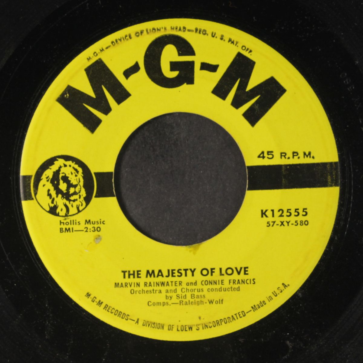 the majesty of love / you, my darlin', you by MARVIN RAINWATER & CONNIE FRANCIS