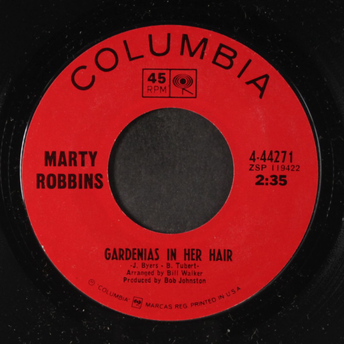 gardenias in her hair / in the valley of the rio grande by MARTY ROBBINS
