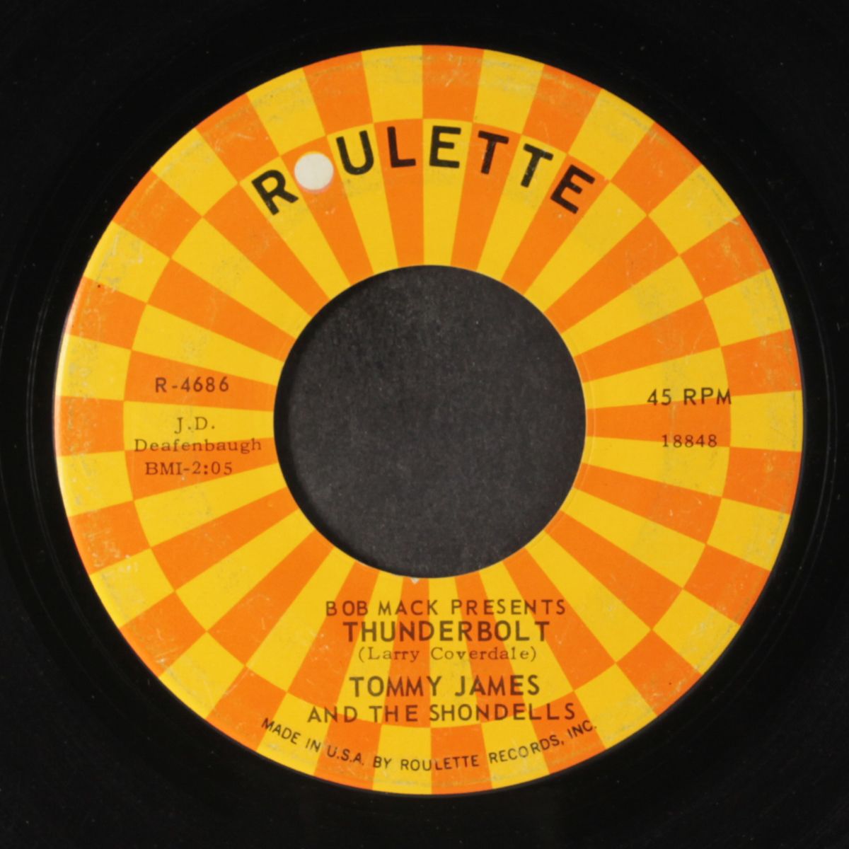 hanky panky / thunderbolt by TOMMY JAMES & SHONDELLS