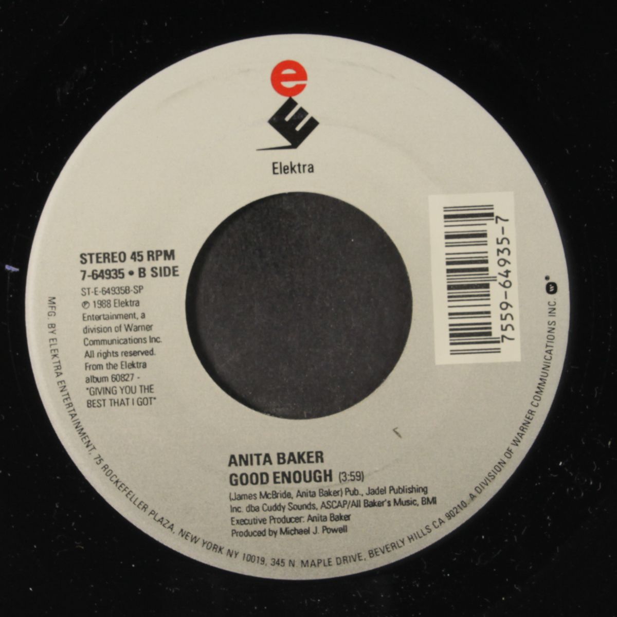 soul inspiration / good enough by ANITA BAKER