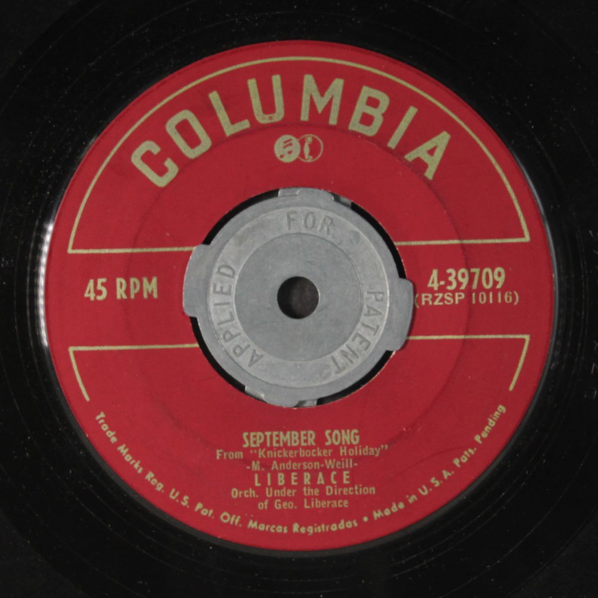 september song / i want my mama by LIBERACE