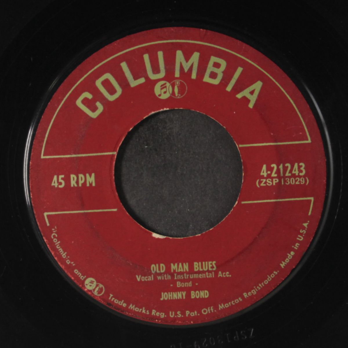 fire water / old man blues by JOHNNY BOND