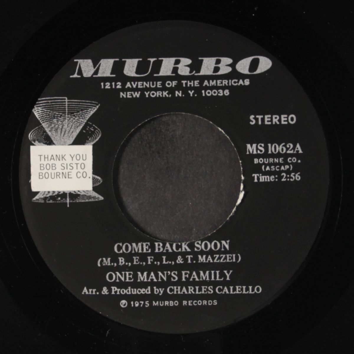 vibrating rhythm / come back soon by ONE MAN'S FAMILY