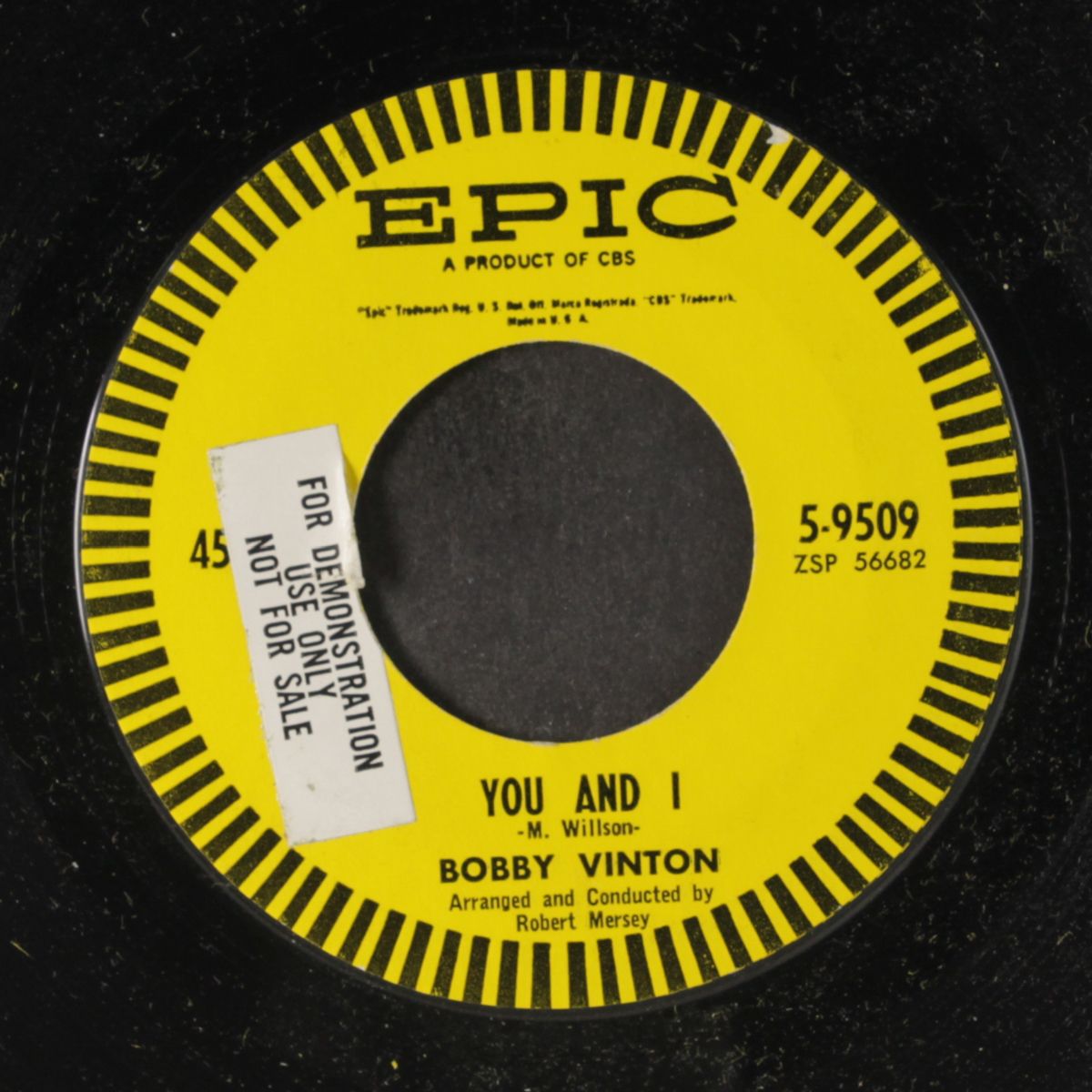 roses are red / you and i by BOBBY VINTON