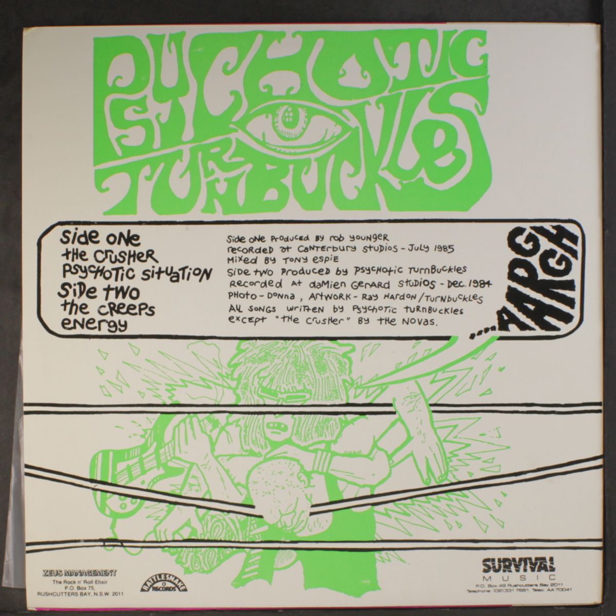 psychotic turnbuckles by PSYCHOTIC TURNBUCKLES