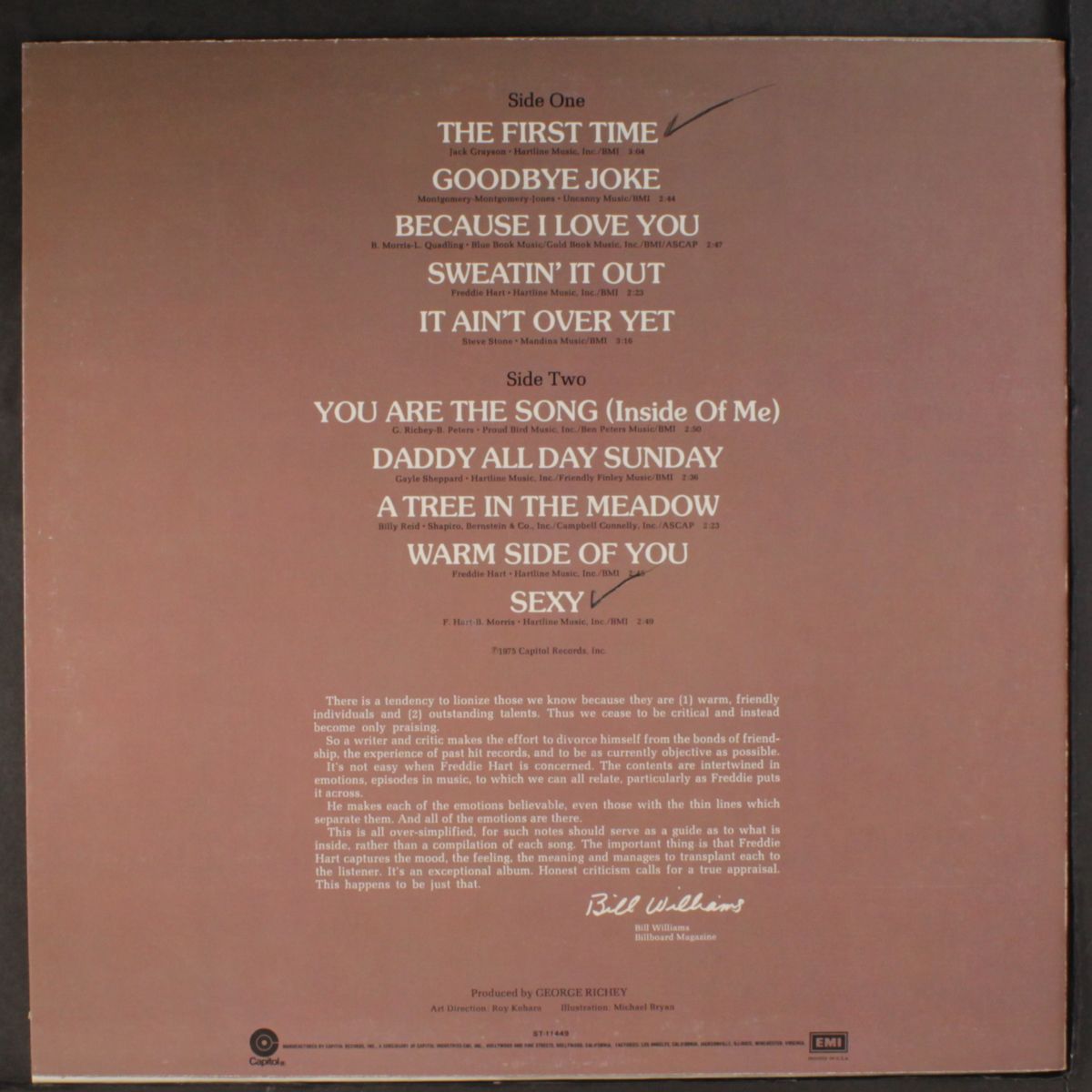 the first time by FREDDIE HART