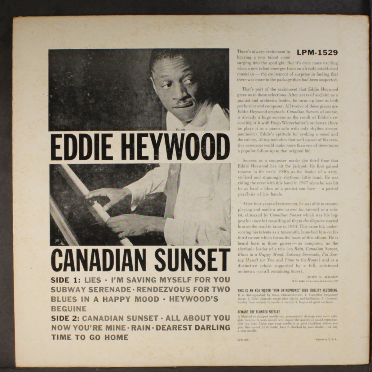 canadian sunset by EDDIE HEYWOOD
