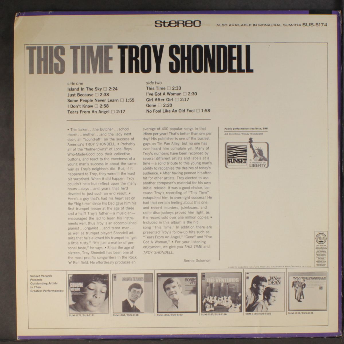 this time by TROY SHONDELL