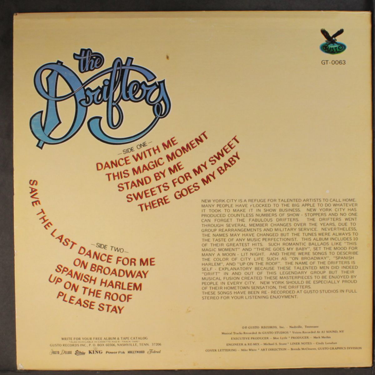 greatest hits by DRIFTERS